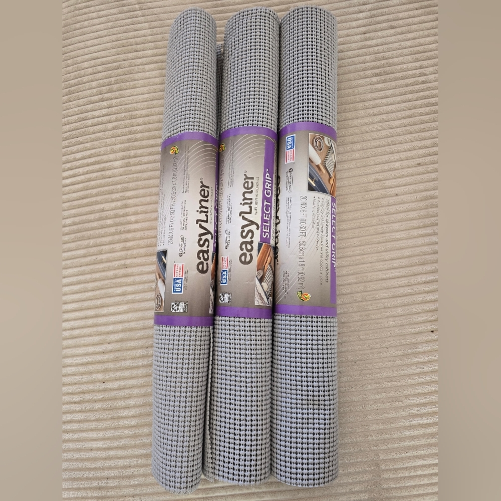 EasyLiner Select Grip Shelf Liner in Gray